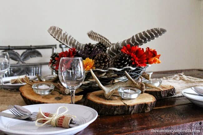 fall table decorations
